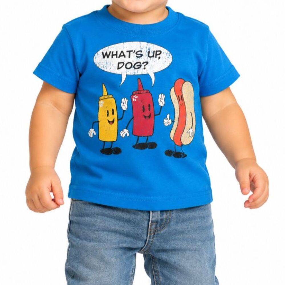 🔥 5 for $30 🔥 The Children’s Place “What’s Up Dog” Short Sleeve T-Shirt | 6-9M